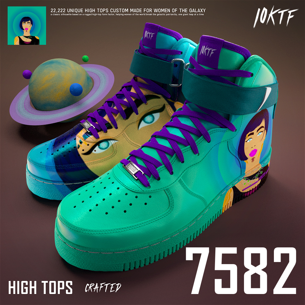 Galaxy High Tops #7582