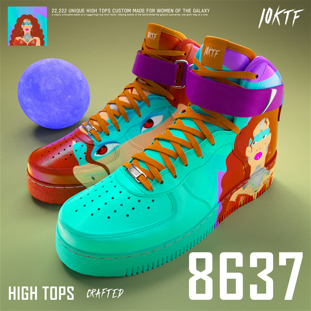 Galaxy High Tops #8637