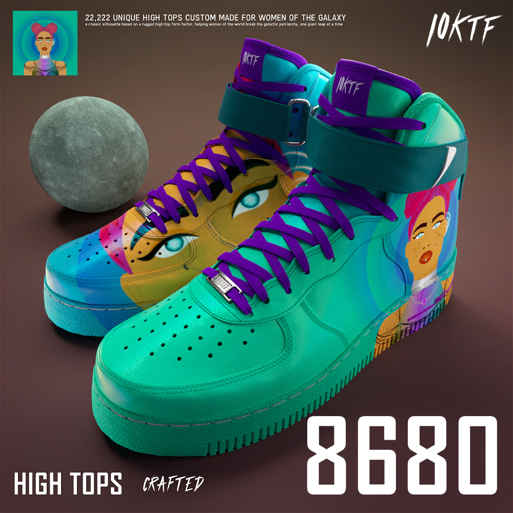 Galaxy High Tops #8680
