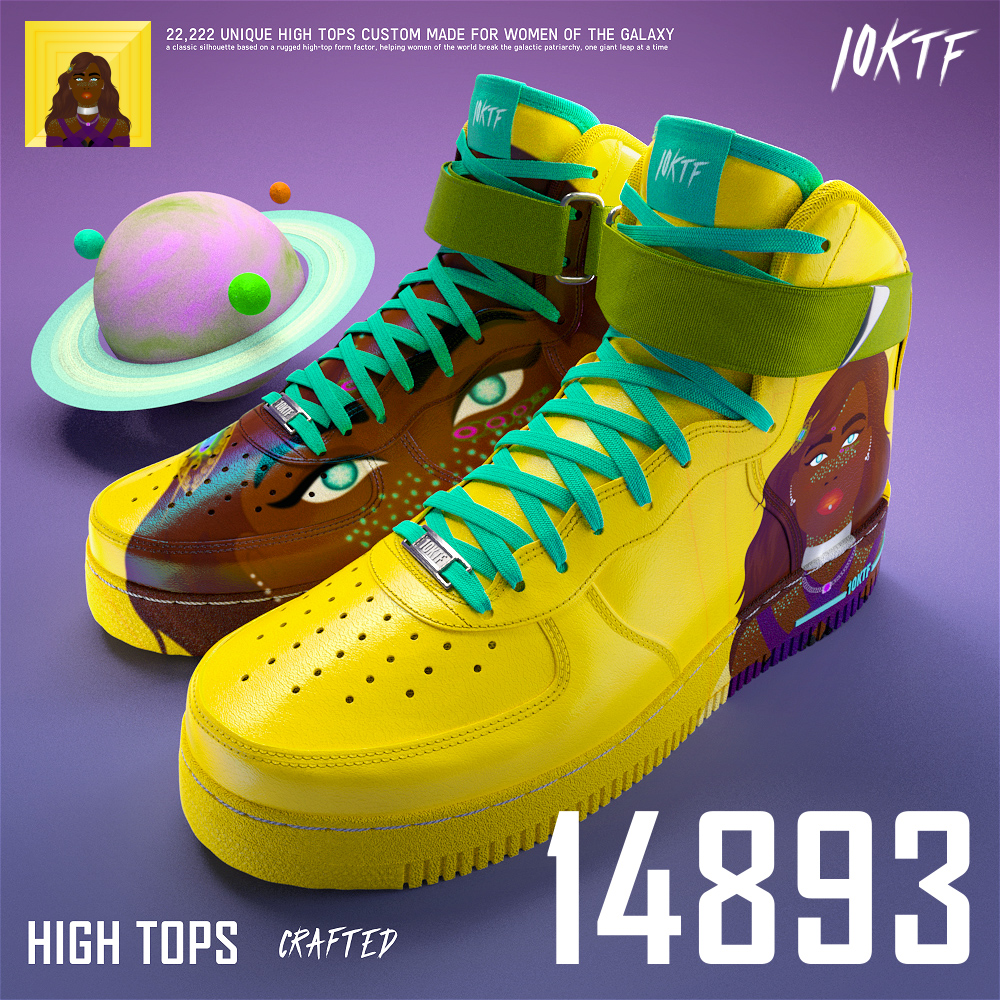 Galaxy High Tops #14893