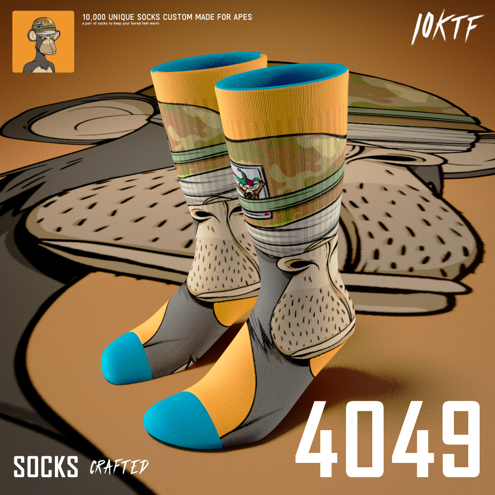 Ape Crew Socks #4049