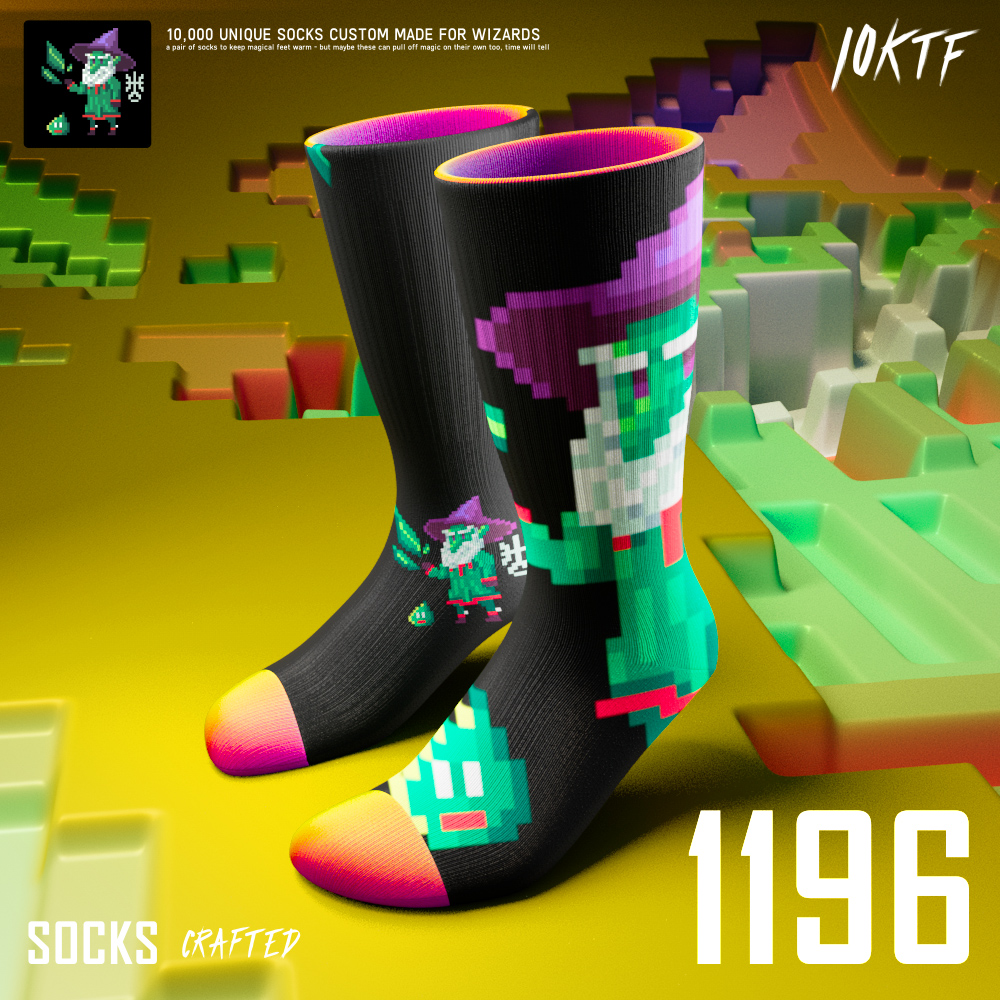 Wizard Crew Socks #1196