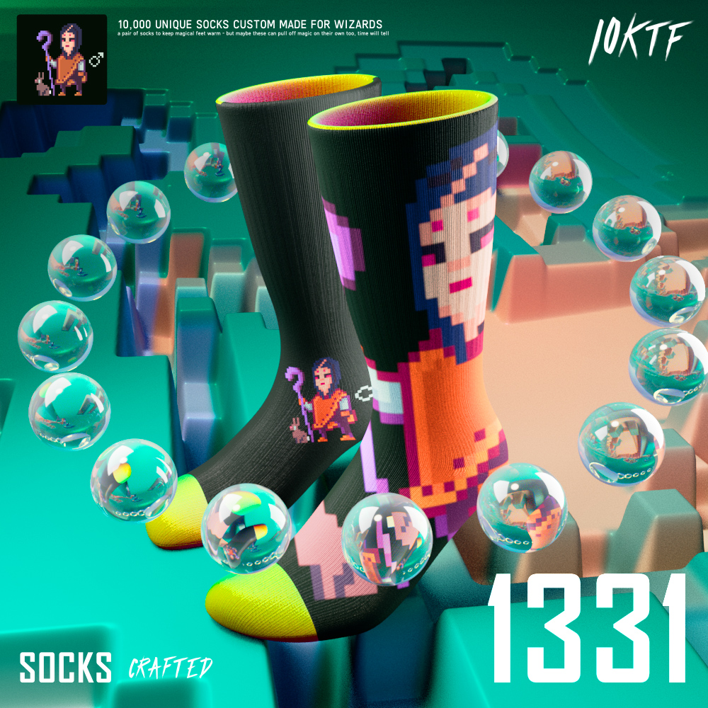 Wizard Crew Socks #1331
