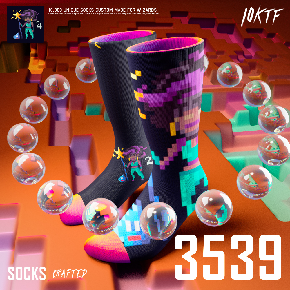 Wizard Crew Socks #3539