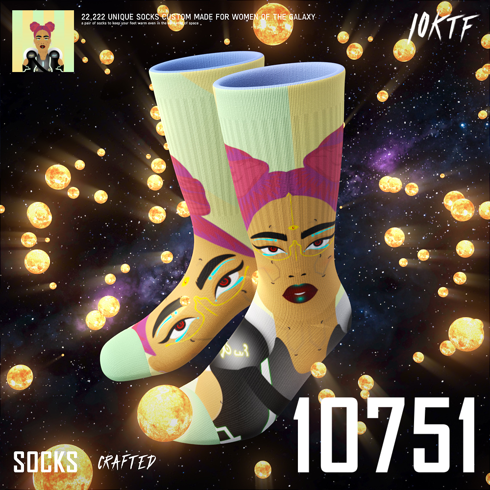 Galaxy Crew Socks #10751
