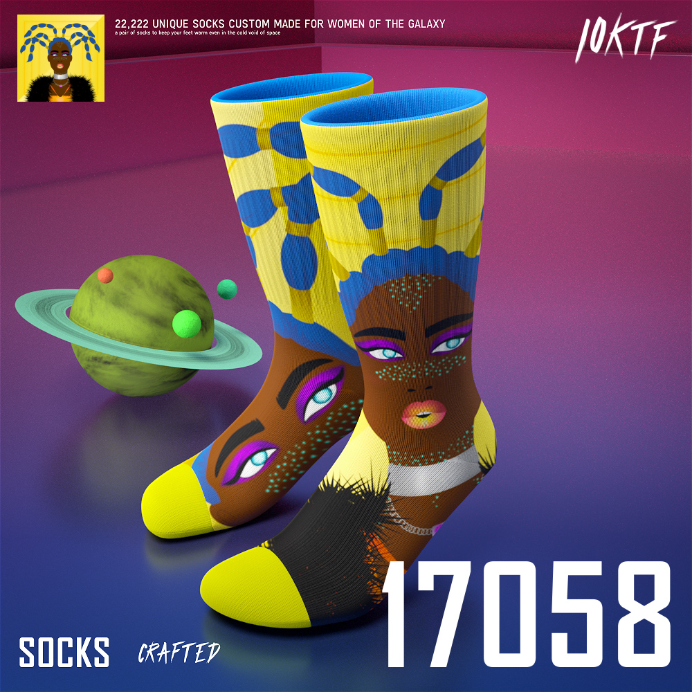 Galaxy Crew Socks #17058