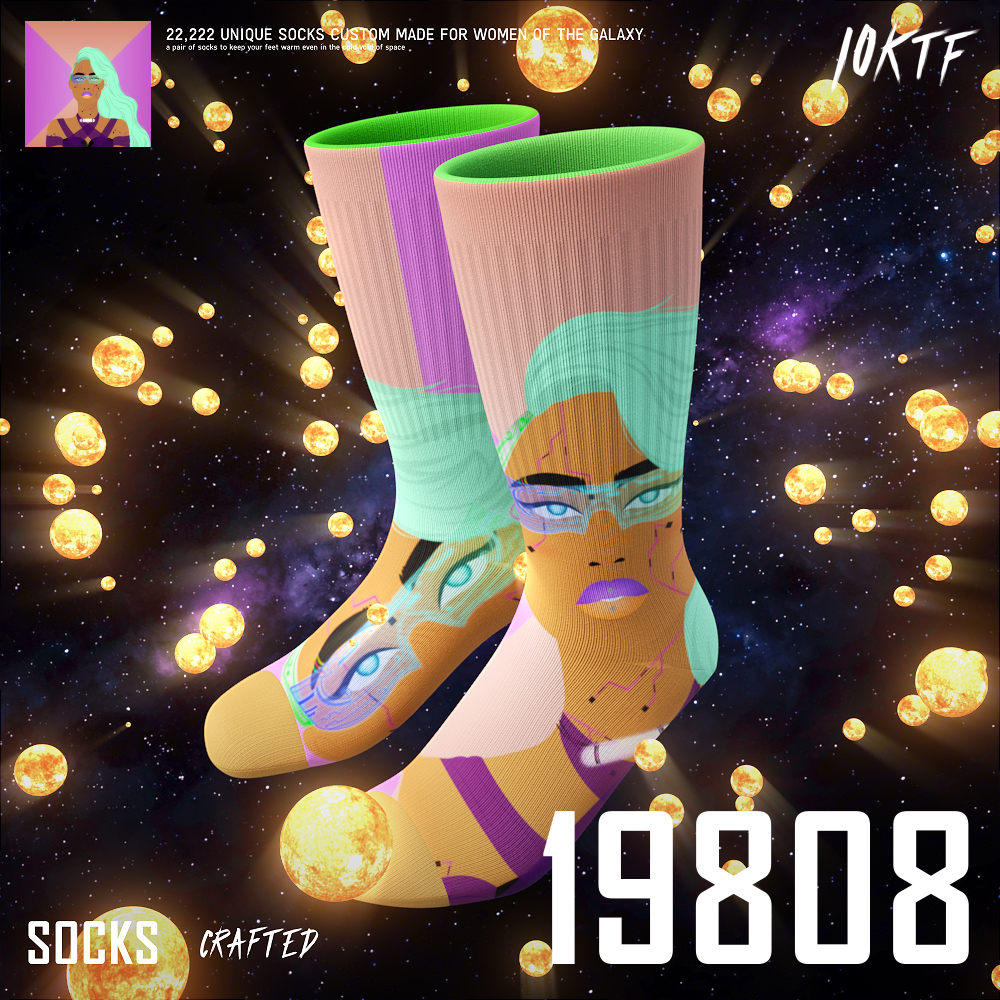 Galaxy Crew Socks #19808
