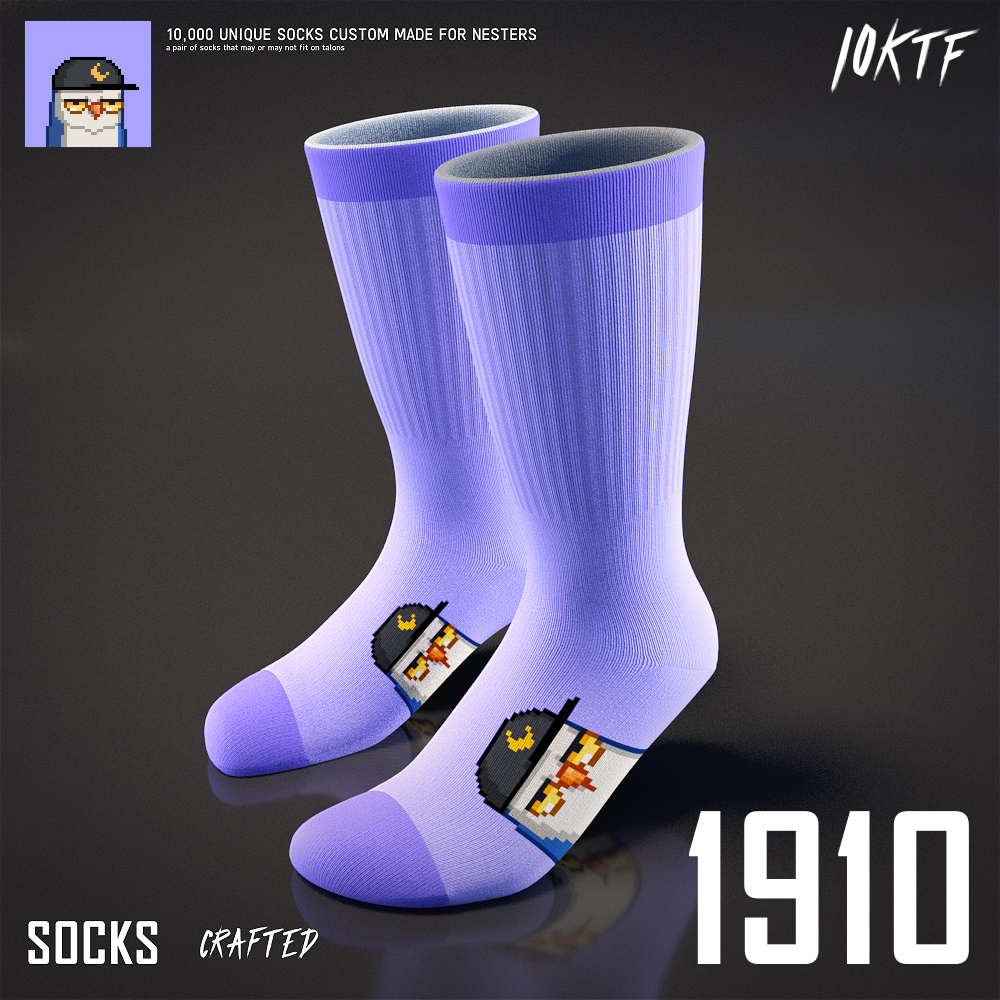 Moonbird Crew Socks #1910
