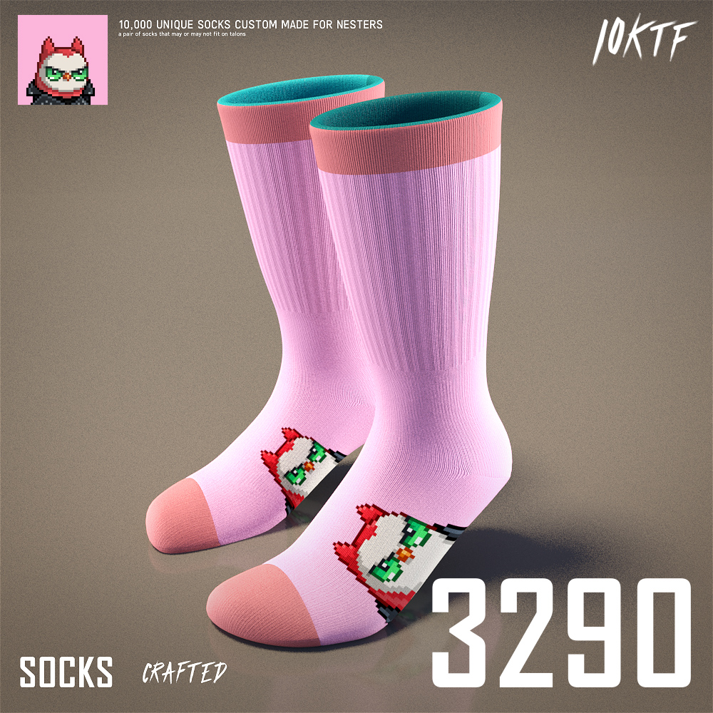 Moonbird Crew Socks #3290