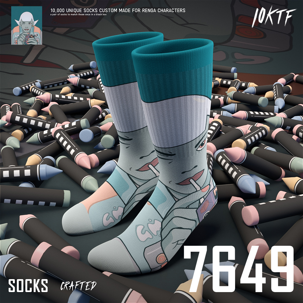 RENGA Crew Socks #7649