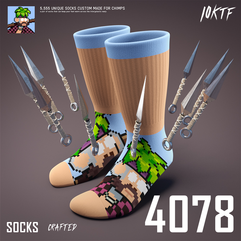 Chimp Crew Socks #4078