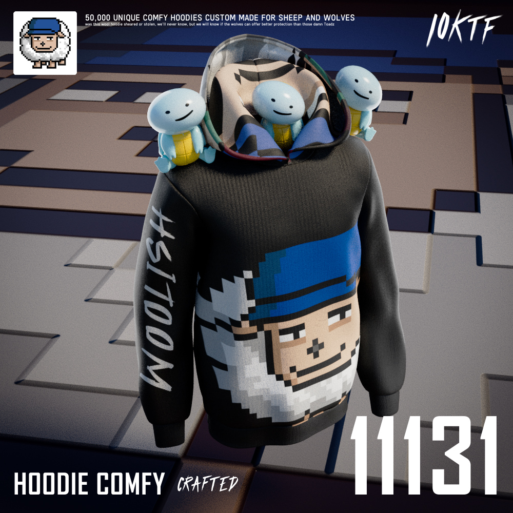 Wolf Comfy Hoodie #11131