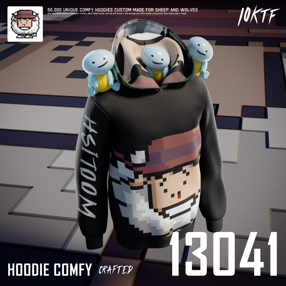 Wolf Comfy Hoodie #13041