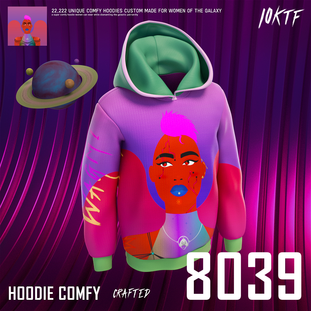 Galaxy Comfy Hoodie #8039