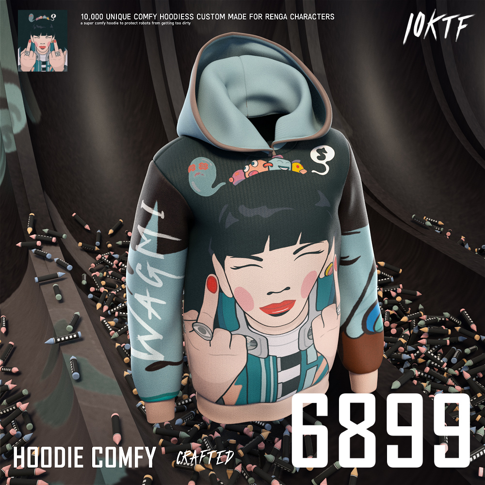 RENGA Comfy Hoodie #6899