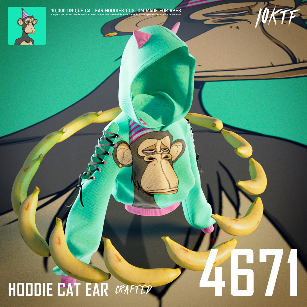 Ape Cat Ear Hoodie #4671