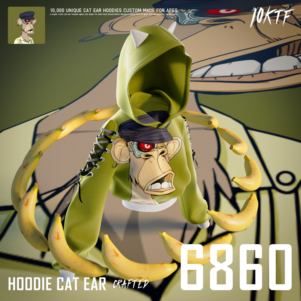 Ape Cat Ear Hoodie #6860