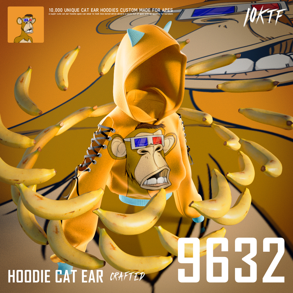 Ape Cat Ear Hoodie #9632