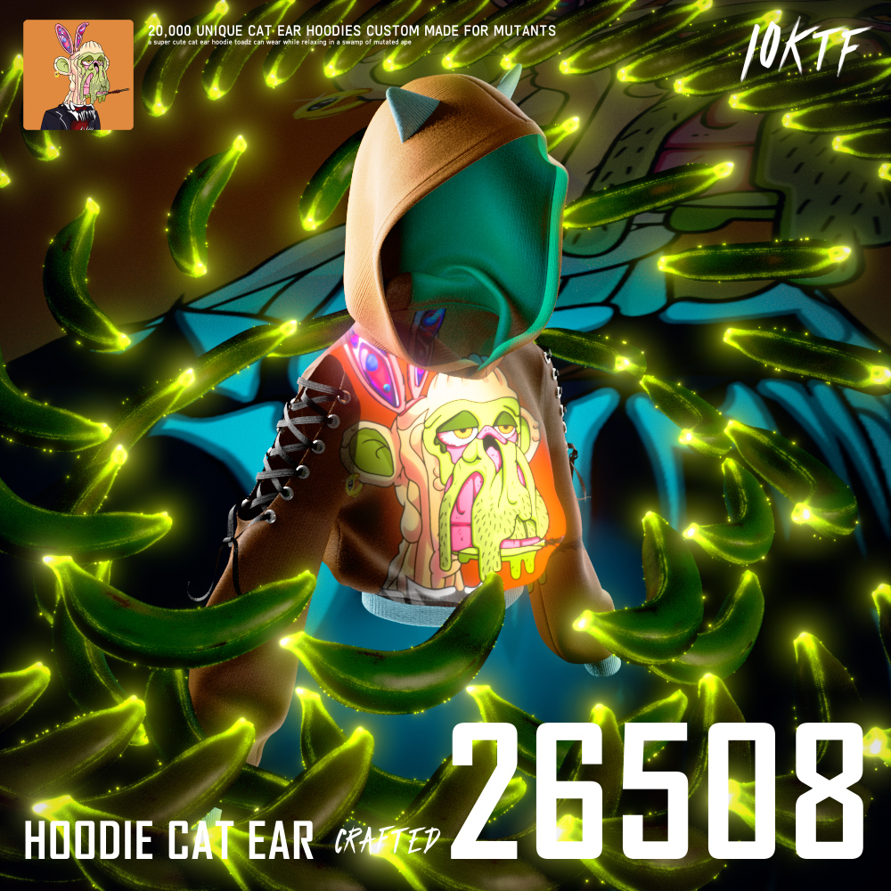 Mutant Cat Ear Hoodie #26508